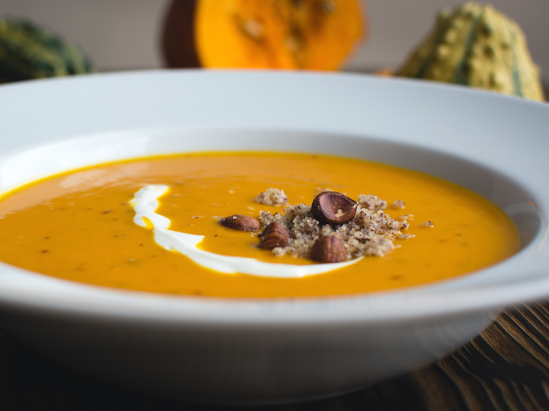 Autumn pumkin soup